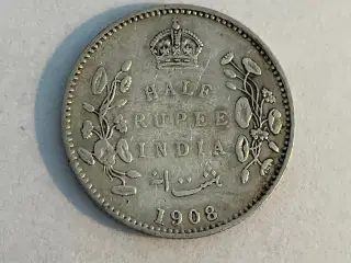 Half Rupee India 1908