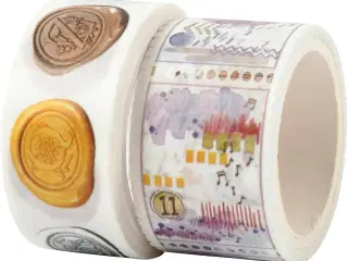 Masking Tape, Segl- og landskabsmotiver, L: 3+5 M, B: 20+25 mm, 2rl./ 1 pk.