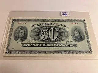 50 Kroner 1970 Erstatningsseddel Danmark