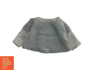 Strikket babytrøje i ren uld (str. Bryst. 25 cm. længde. 20 cm)