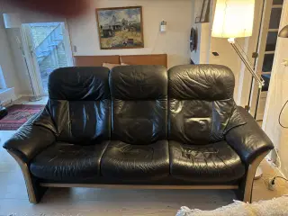 Lækker  FJORD lædersofa med inclination