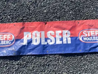 Reklame banner for pølser