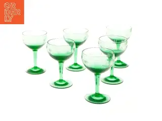 vintage Holmegaard Vibeholm, 6 stk (str. 6 stk Ø 7,5 cm længde 12 cm)