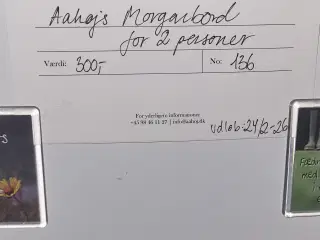 Gavekort for 2 pers