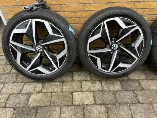 19" org. VW ID3 Alufælge m vinterdæk