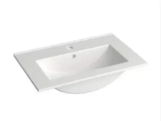 Hvid Højglans DA67 + VB6 Alba vaskeskab 590 x 380 hvid højglans