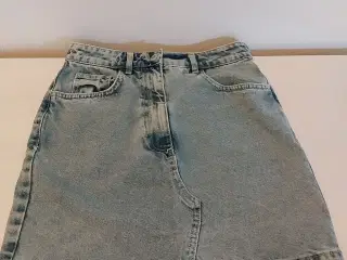 Denim nederdel højtaljet helt ny 