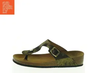 Sorte/ guld  sandaler fra Bioprint (str. 42)