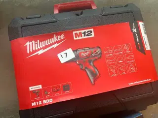 Milwaukee skruemaskine  M12 BDD