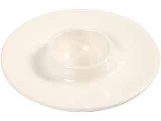 Æggebæger, diam. 9,8 cm, hulstr. 3,9 cm, hvid, 12stk./ 1 pk.