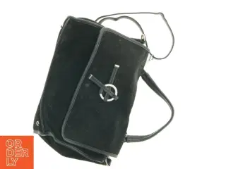Sort skuldertaske (str. 30x21 cm)