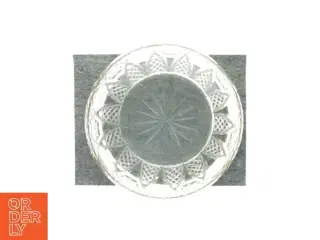 Glasskål med gylden kant (str. 10 cm høj og 21 cm i diameter)