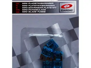 MINI sikringer 15 amp ( 5 stk. pk. )