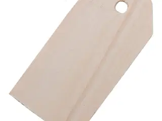 Elegant Manilamærker i Træ - 30x60 mm, 10 stk.