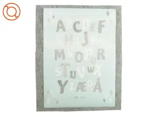 Plakat i mint grøn fra Prik og Streg