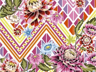 Blomsterservietter 33x33 cm - 20 stk. i pakke