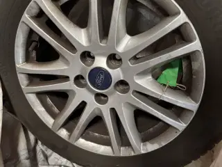 Originale Ford fælge med Continental vinterdæk