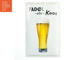 Emaljeskilt “Fadølspartiet” (str. 46,5x30 cm)