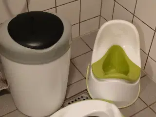 Potte, indsats og blespand 