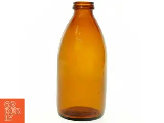 Retro brun mælkeflaske. 1 liter