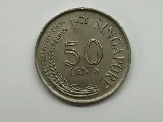 50 Cents Singapore 1971