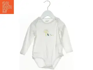 Hvid bodystocking med print fra Vertbaudet (str. 86)