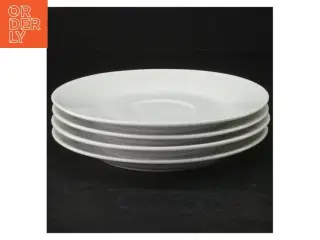Hvide keramiktallerkener (str. Ø. 15,5 cm)