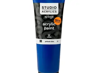 Creall Studio Akrylmaling, dækkende, phtalo blue (32), 120ml/ 1 fl.