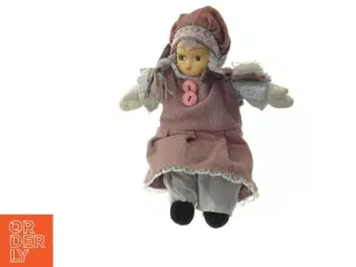Håndlavet stofdukke (str. 16 cm)