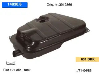Nye Fiat tanke m.m.