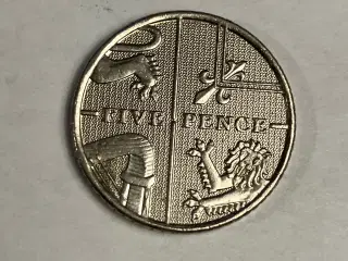 5 Pence England 2009