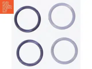 Sæt af fire fingerringe (str. 50 mm)