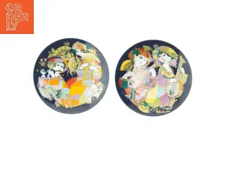 Bjørn Wiinblad Aladdin platter fra 1976 fra Rosenthal (str. Ø 15,5 cm)