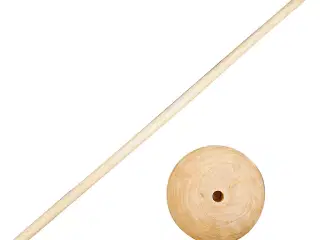 Rundstok med fod, H: 30 cm, diam. 6,5 cm, hulstr. 8 mm, 5sæt/ 1 pk.
