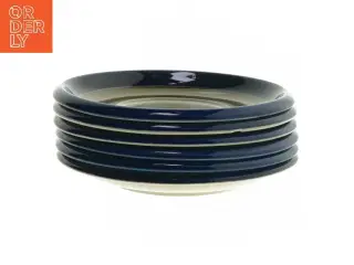 Stentøjs tallerkner fra Rrstrand (str. Ø. 14 cm. 6 styk)