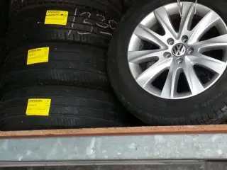 17" Aluhjul med sommerdæk 