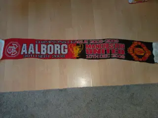 Manchester united vs aalborg 2008 tørklæde