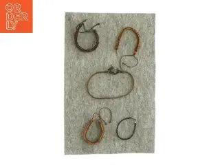 Blandede læderarmbånd (5 stk)