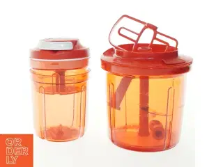 Rød Tupperware mixere med låg fra Tupperware (str. 17 cm)