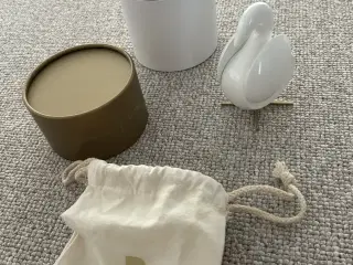 Branchild den hvide træ svane 