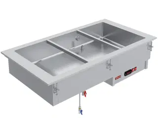 Indbygnings Vandbad Element – 2x GN 1/1