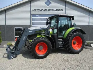 CLAAS ARION 650 med frontlæsser, frontlift og front-PTO