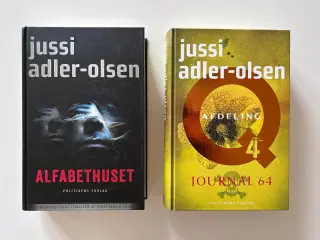 Jussi Adler-Olsen bog, 2 titler - NYE!