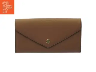 Cognacfarvet dame læderpung Jet Set fra Michael Kors (str. 19x10 cm)