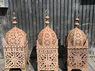 3 marrokanske lanterner