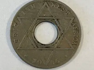 One tenth of a Penny British West Africa 1936
