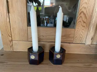 Søholm sekskantede Lysestager 2 styk 
