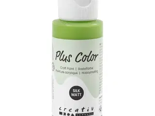Plus Color Hobbymaling, Leaf Green 60ml - Hurtig Tørring