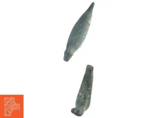 Grønlandica. Inuit sæl figurer (str. 14 cm)
