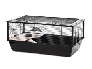 Hamsterbur INTER-ZOO Bob + Wood, sort